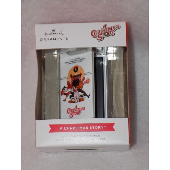 Hallmark A Christmas Story Retro Video Cassette Case VHS Ornament - Picture 1 of 4